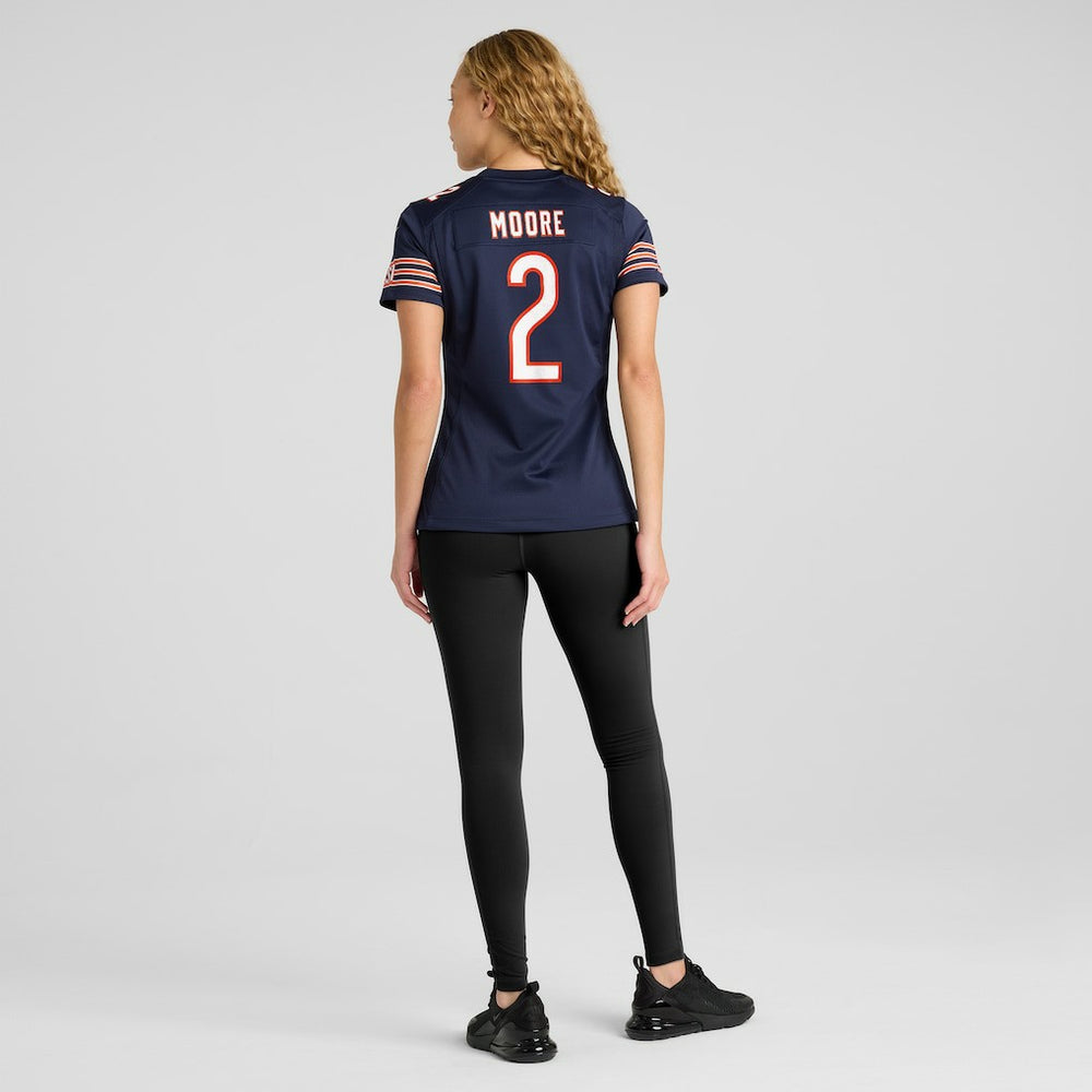 D.J. Moore Chicago Bears Women's Player Jersey - Navy for sale