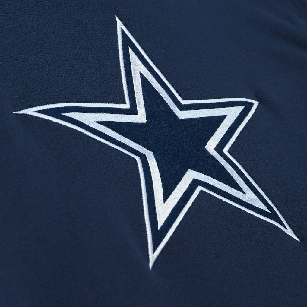 Dallas Cowboys Postgame Short Sleeve Hoodie - Navy on sale