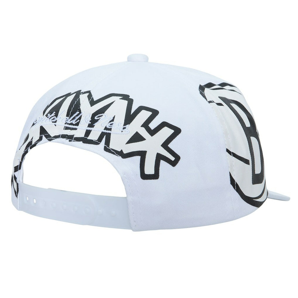 Brooklyn Nets Hardwood Classics In Your Face Deadstock Snapback Hat - White outlet