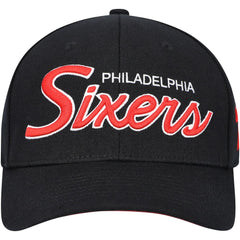 Philadelphia 76ers MVP Team Script 2.0 Stretch-Snapback Hat - Black discount