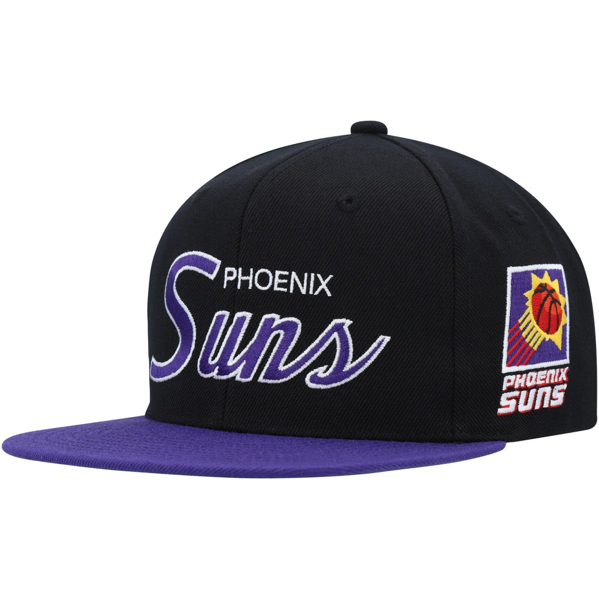 Phoenix Suns Hardwood Classics MVP Team Script 2.0 Snapback Hat - Black cheap