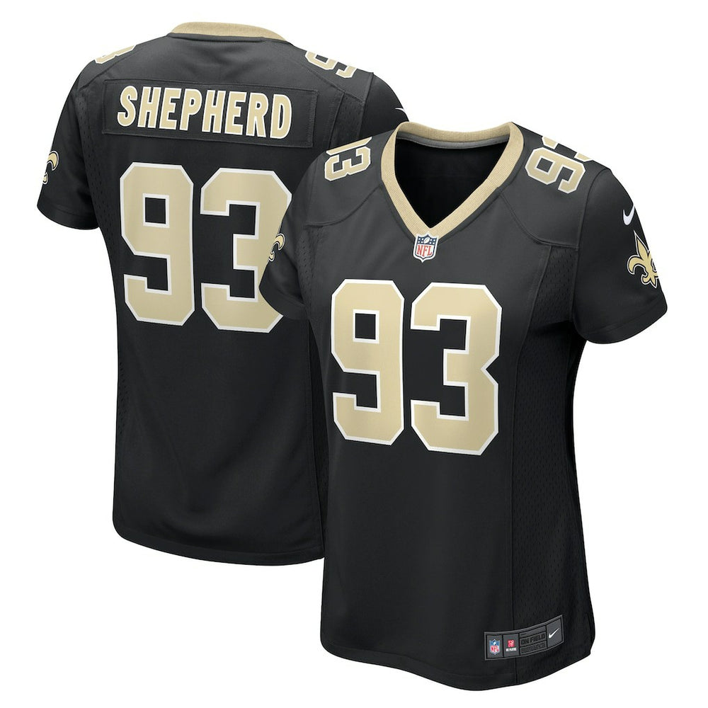 Nathan Shepherd New Orleans Saints Women's Game Jersey - Black sale