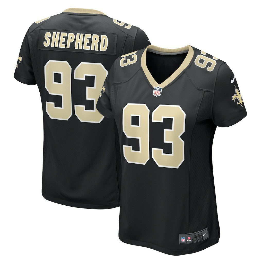 Nathan Shepherd New Orleans Saints Women's Game Jersey - Black sale