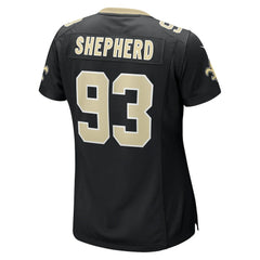 Nathan Shepherd New Orleans Saints Women's Game Jersey - Black sale