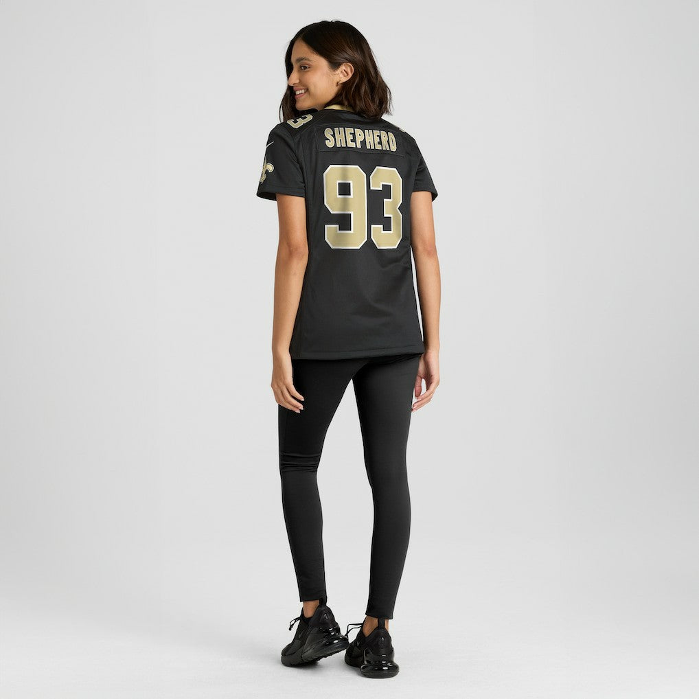 Nathan Shepherd New Orleans Saints Women's Game Jersey - Black sale