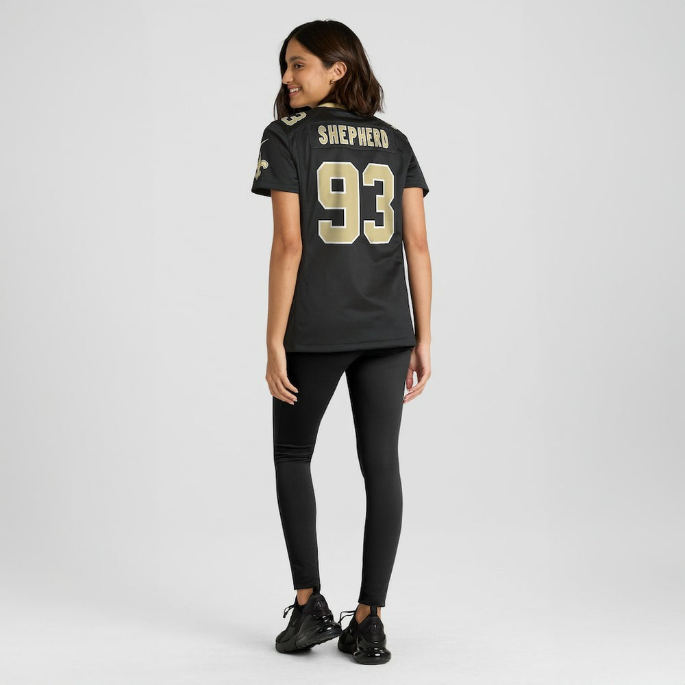 Nathan Shepherd New Orleans Saints Women's Game Jersey - Black sale