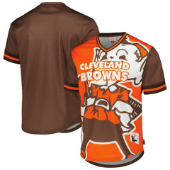 Cleveland Browns Jumbotron 3.0 Mesh V-Neck T-Shirt - Orange sale