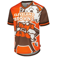 Cleveland Browns Jumbotron 3.0 Mesh V-Neck T-Shirt - Orange sale