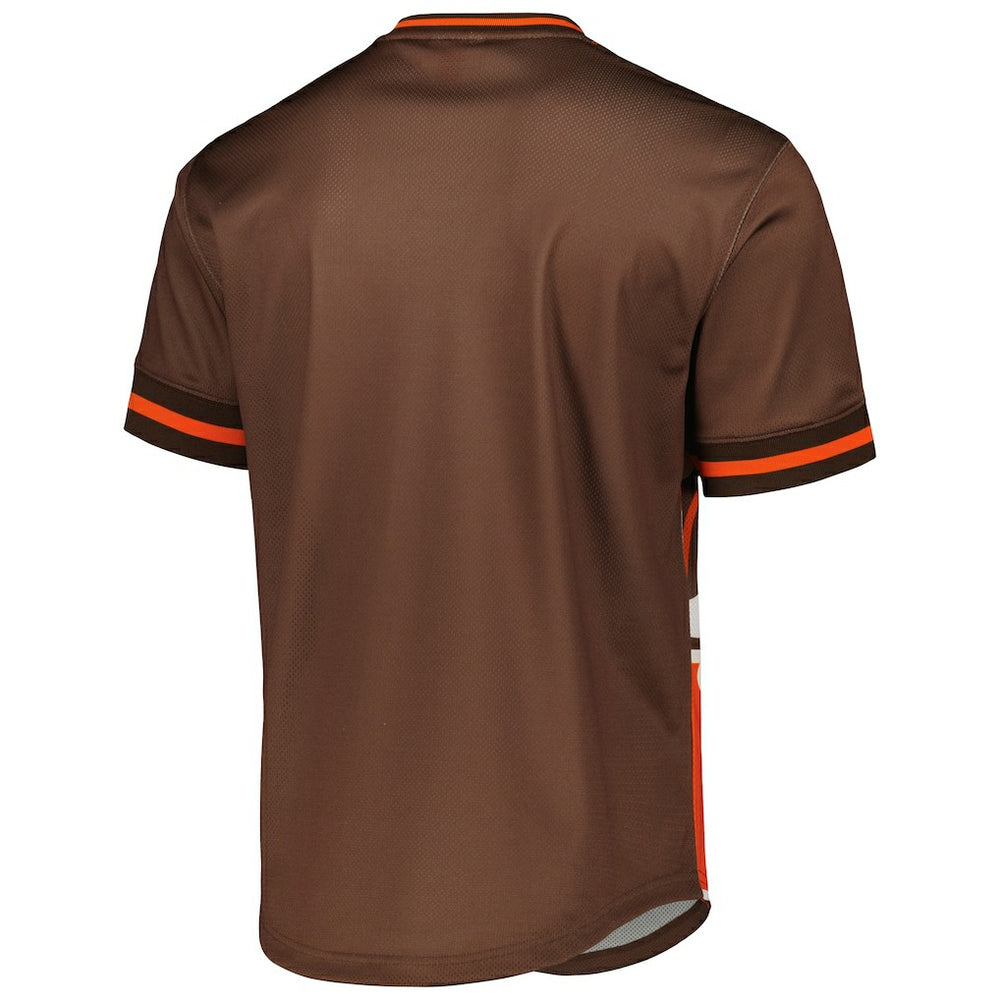 Cleveland Browns Jumbotron 3.0 Mesh V-Neck T-Shirt - Orange sale