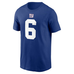 Jaxson Dart New York Giants Name & Number T-Shirt - Royal outlet