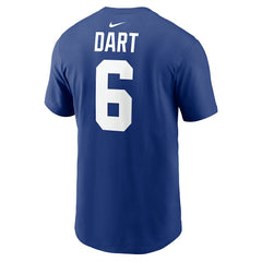 Jaxson Dart New York Giants Name & Number T-Shirt - Royal outlet