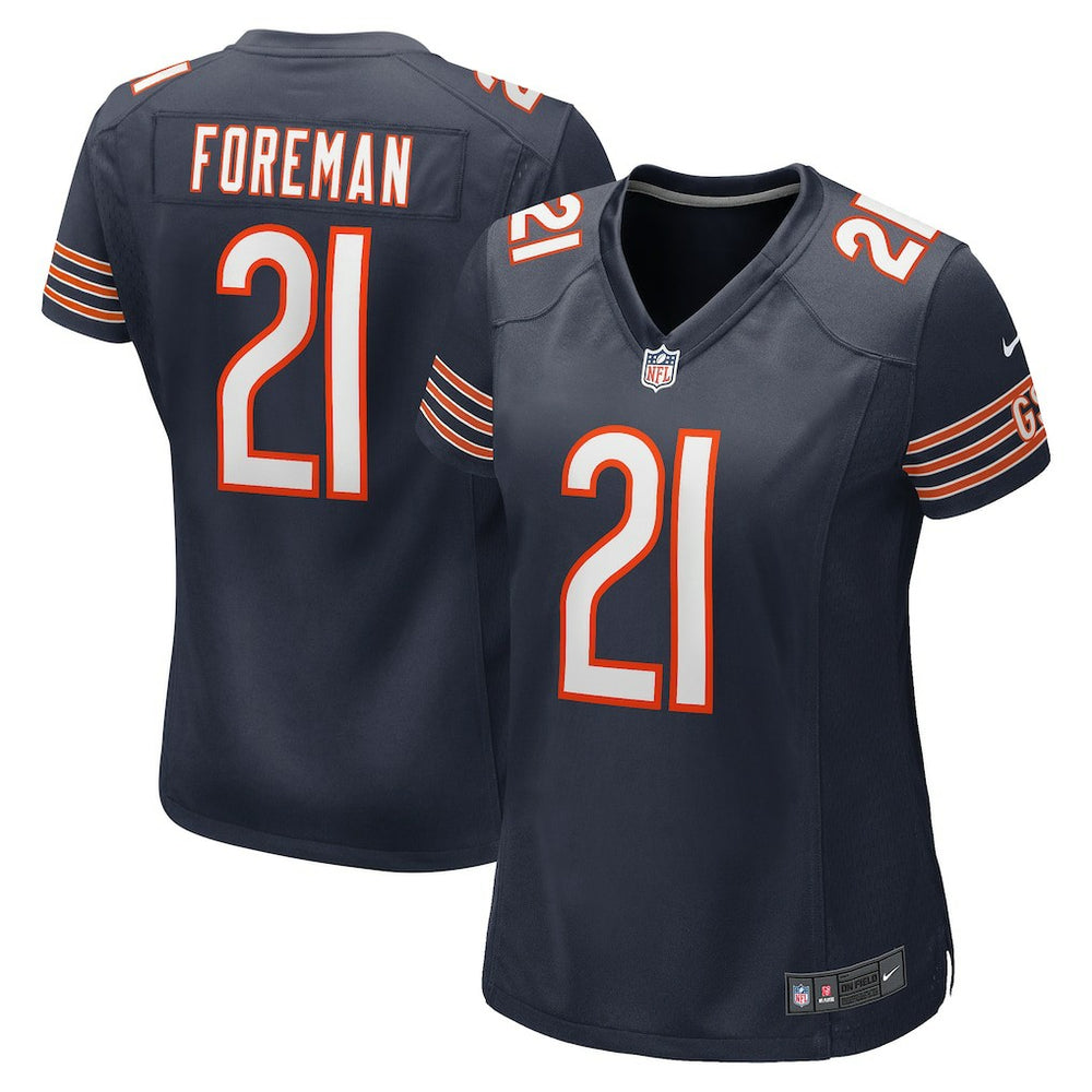 D'Onta Foreman Chicago Bears Women's Game Jersey - Navy outlet