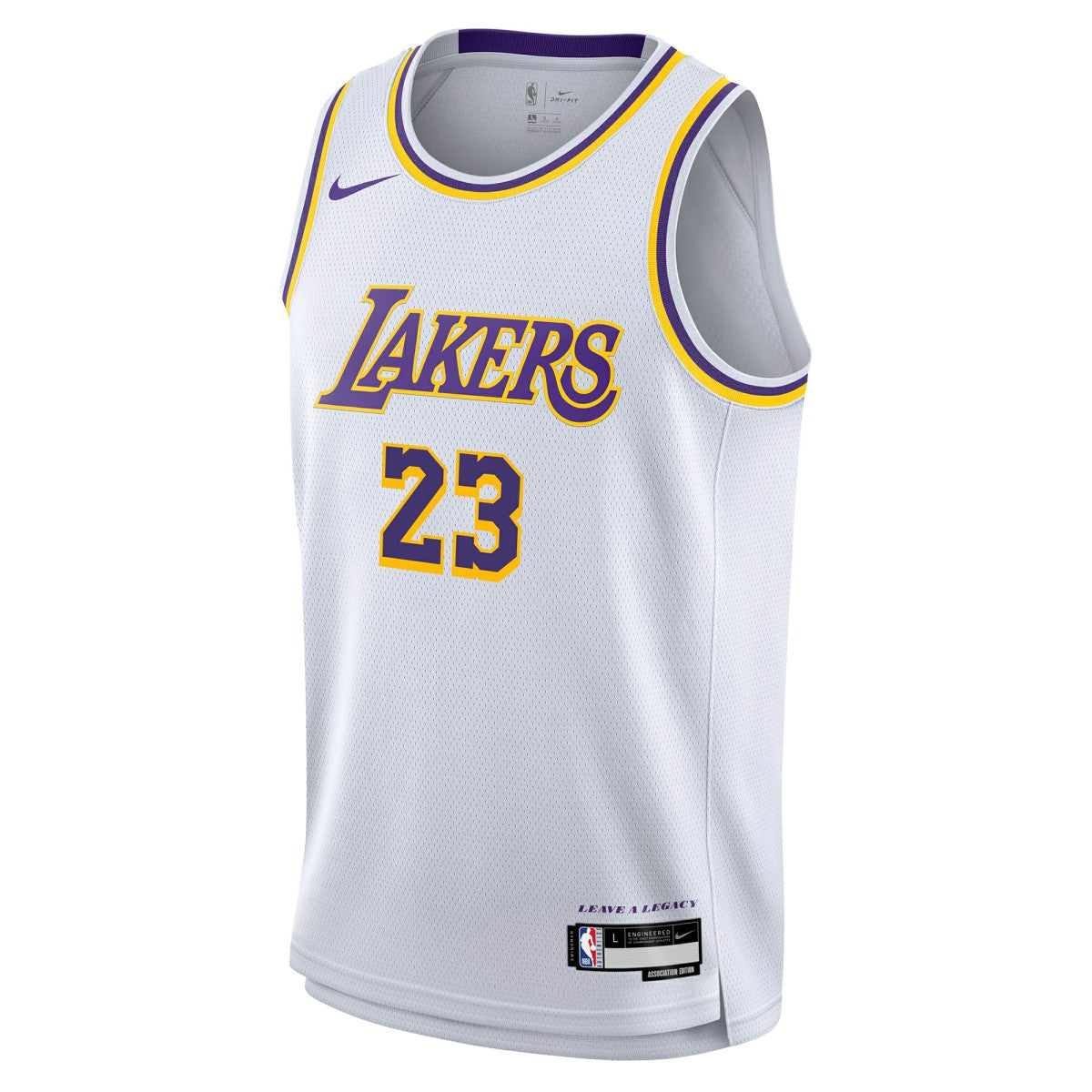 LeBron James Los Angeles Lakers Youth Swingman Jersey - Association Edition - White for sale