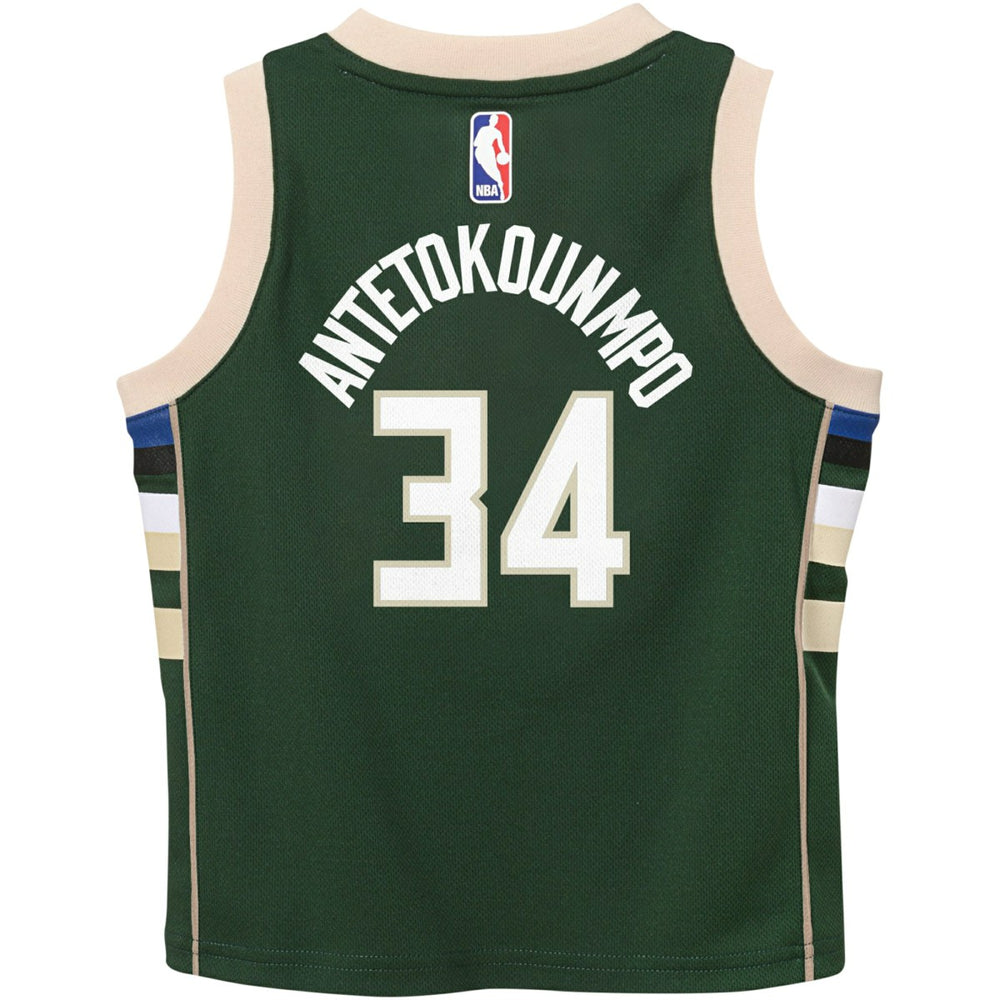 Giannis Antetokounmpo Milwaukee Bucks Preschool Swingman Player Jersey - Icon Edition - Hunter Green for sale