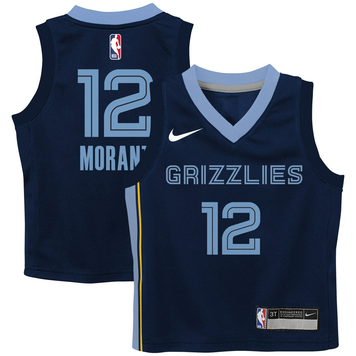 Ja Morant Memphis Grizzlies Preschool Swingman Player Jersey - Icon Edition - Navy on sale