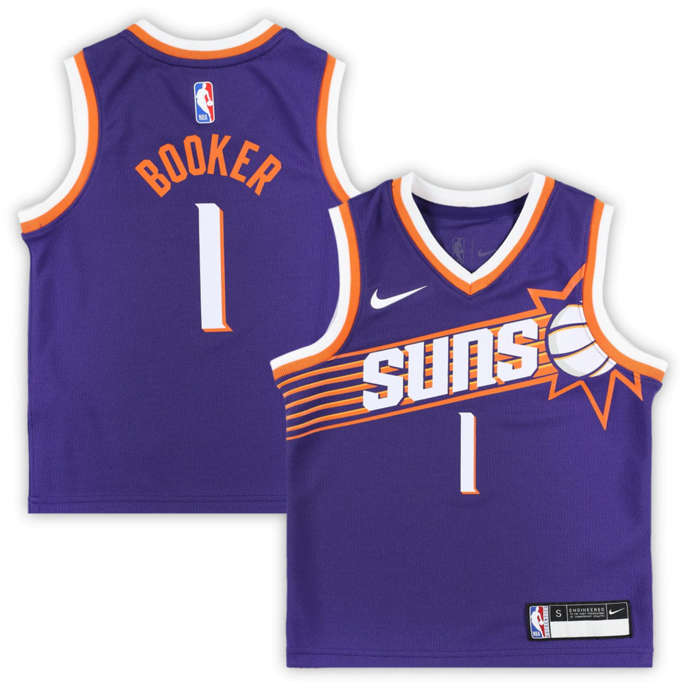 Devin Booker Phoenix Suns Preschool Swingman Player Jersey - Icon Edition - Purple sale