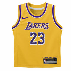 LeBron James Los Angeles Lakers Preschool Dri-FIT Swingman Player Jersey - Icon Edition - Gold sale