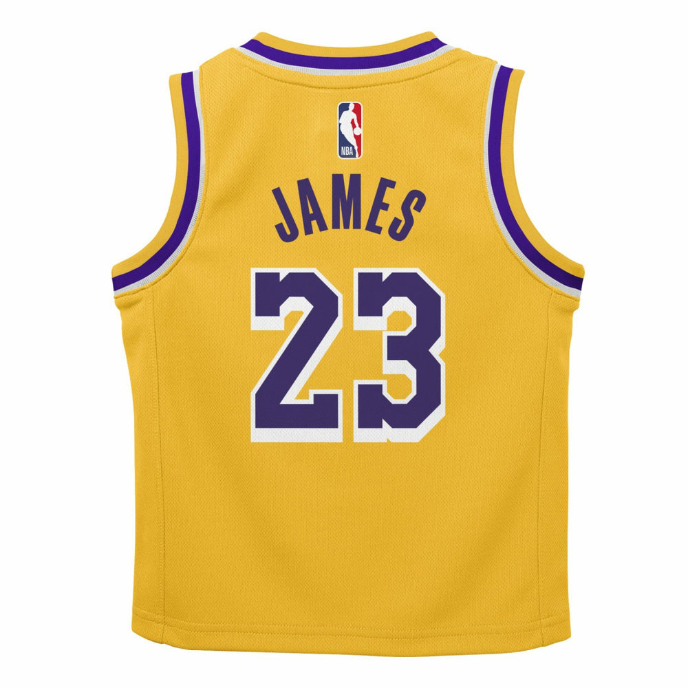LeBron James Los Angeles Lakers Preschool Dri-FIT Swingman Player Jersey - Icon Edition - Gold sale