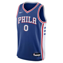 Tyrese Maxey Philadelphia 76ers Youth Swingman Jersey - Icon Edition - Royal shop