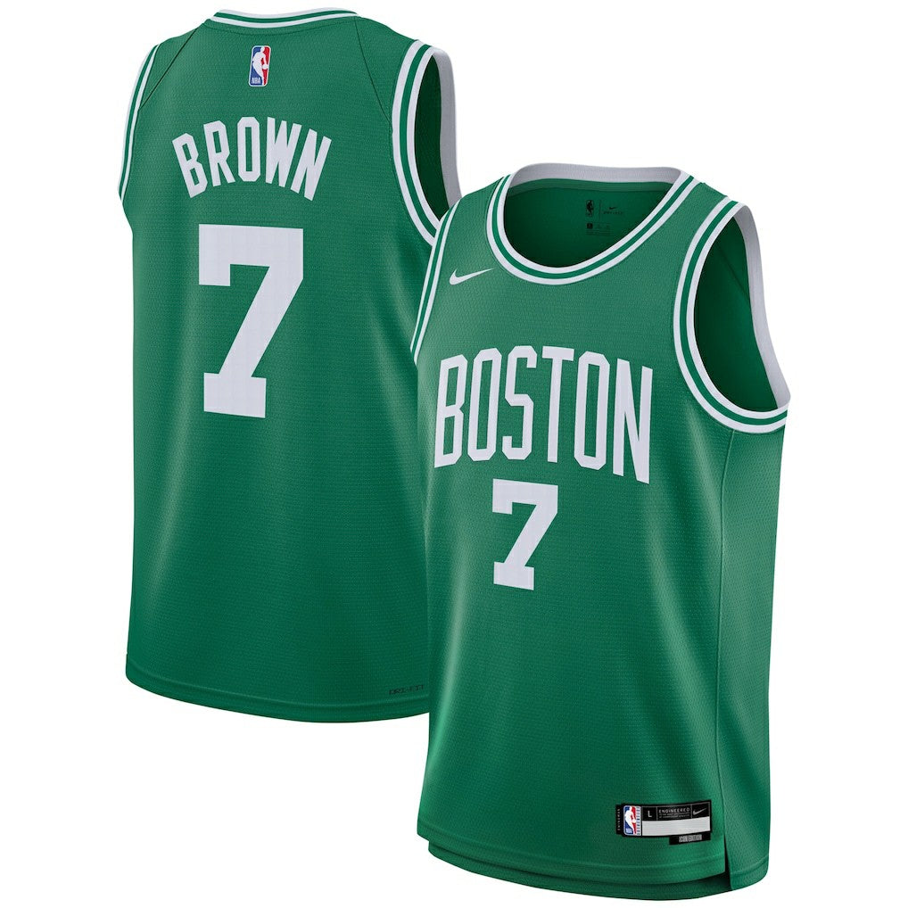 Jaylen Brown Boston Celtics Youth Swingman Jersey - Icon Edition - Kelly Green for sale