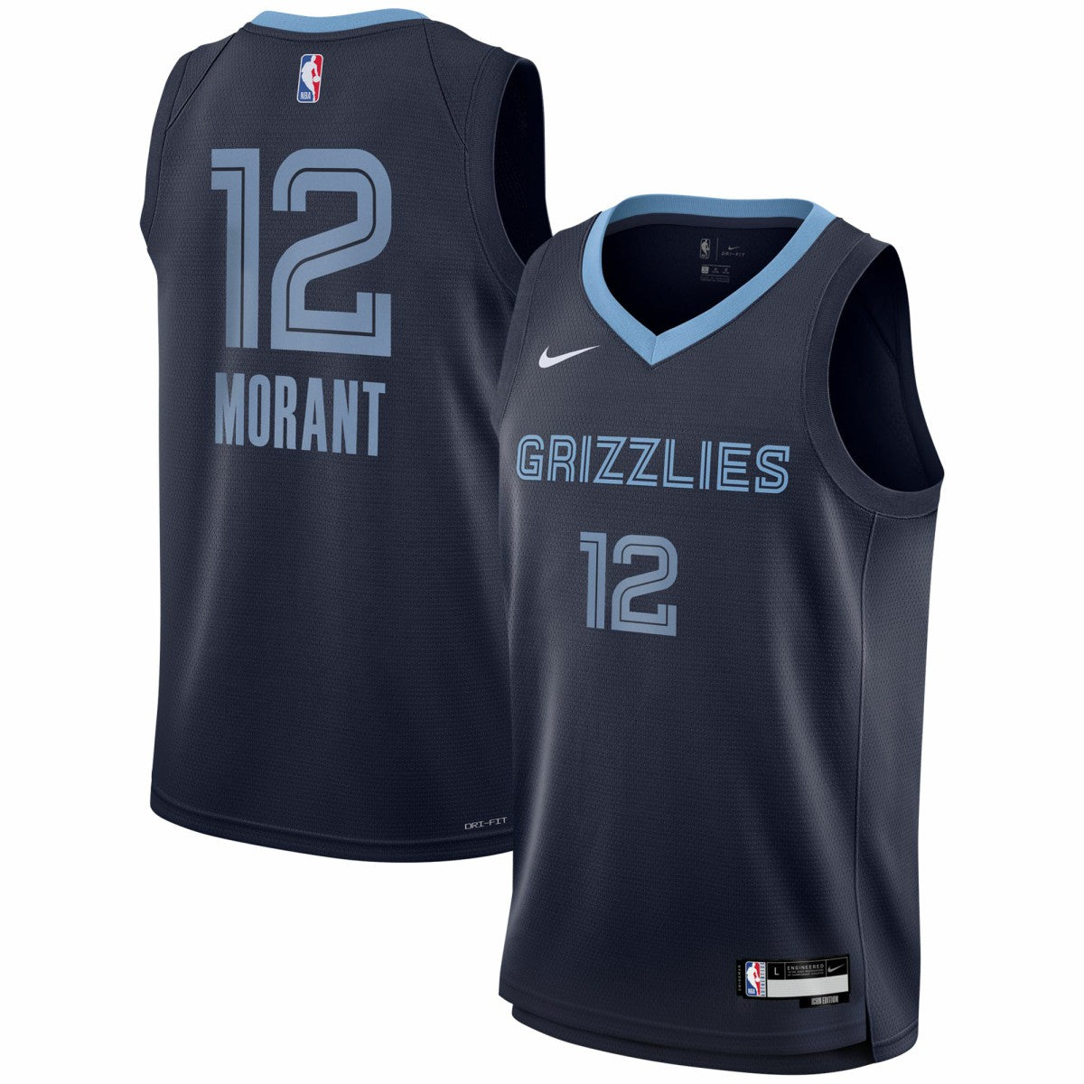 Ja Morant Memphis Grizzlies Youth Swingman Jersey - Icon Edition - Navy cheap