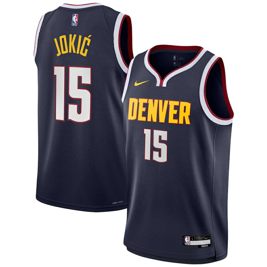 Nikola Jokic Denver Nuggets Youth Swingman Jersey sale - Icon Editi- Navy for sale