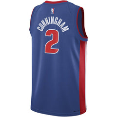 Cade Cunningham Detroit Pistons Youth Swingman Jersey sale - Icon Editi- Blue cheap