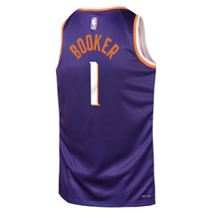 Devin Booker Phoenix Suns Youth Swingman Jersey - Icon Edition - Purple outlet