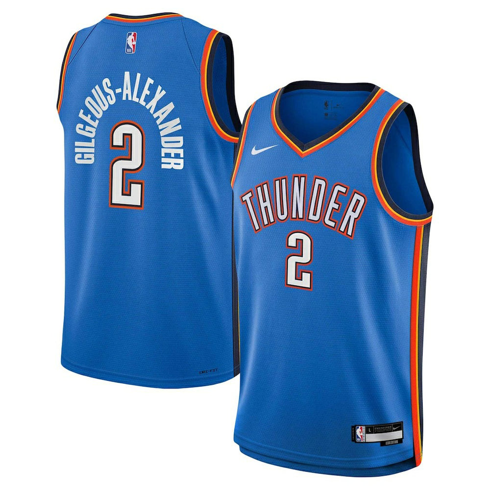 Shai Gilgeous-Alexander Oklahoma City Thunder Youth Swingman Jersey sale - Icon Editi- Blue discount