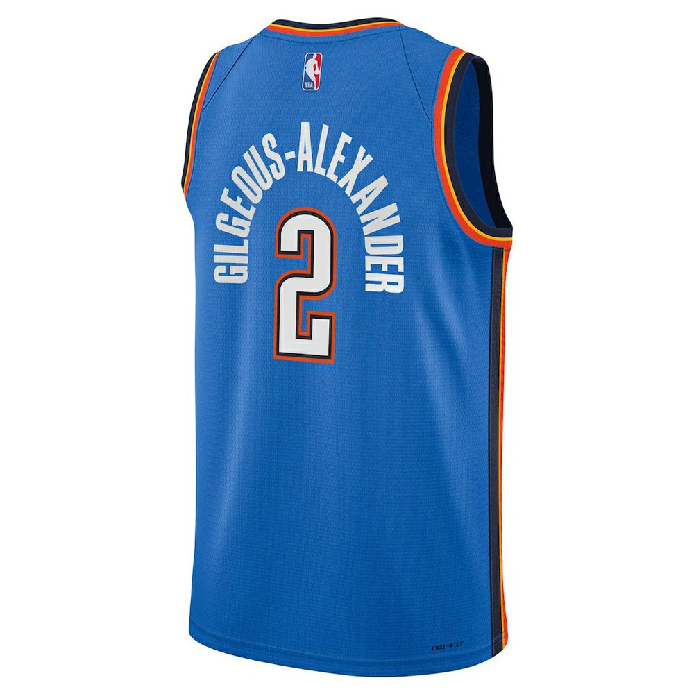Shai Gilgeous-Alexander Oklahoma City Thunder Youth Swingman Jersey sale - Icon Editi- Blue discount