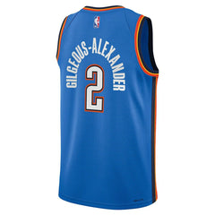 Shai Gilgeous-Alexander Oklahoma City Thunder Youth Swingman Jersey sale - Icon Editi- Blue discount