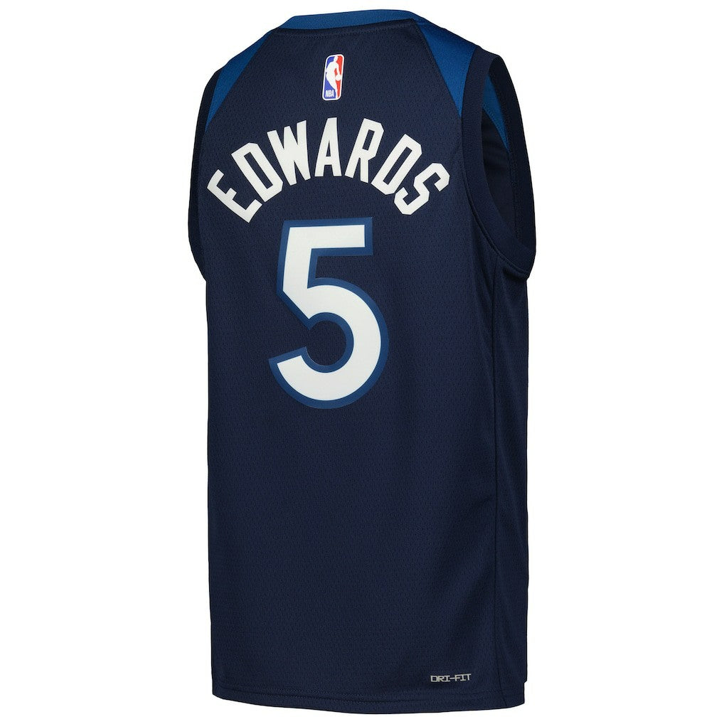 Anthony Edwards Minnesota Timberwolves Youth Swingman Jersey - Icon Edition - Navy discount
