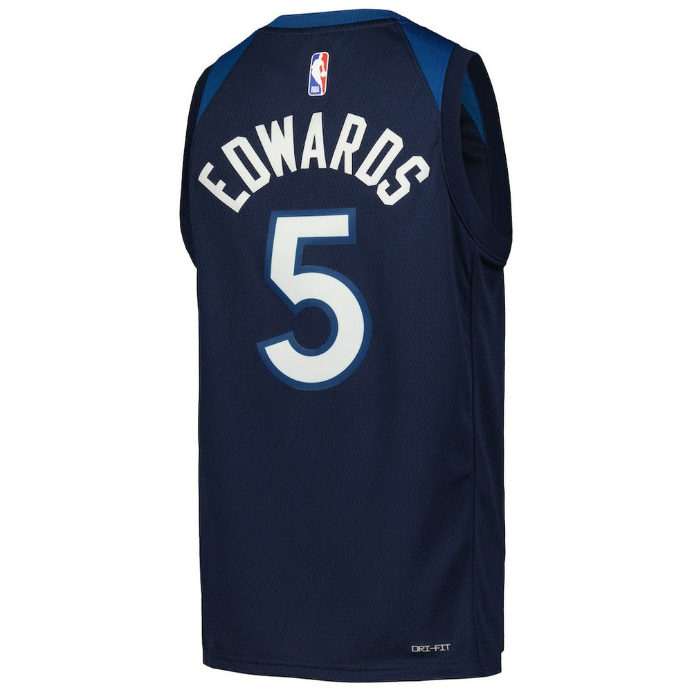 Anthony Edwards Minnesota Timberwolves Youth Swingman Jersey - Icon Edition - Navy discount