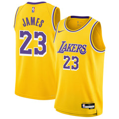 LeBron James Los Angeles Lakers Youth Swingman Jersey - Icon Edition - Gold online