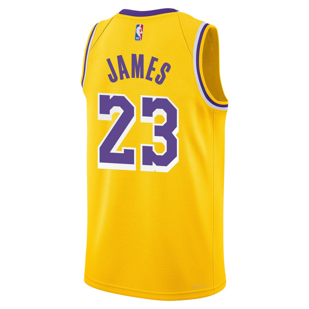 LeBron James Los Angeles Lakers Youth Swingman Jersey - Icon Edition - Gold online