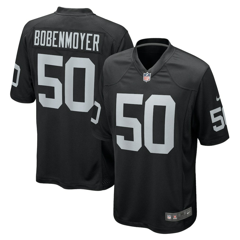Jacob Bobenmoyer Las Vegas Raiders Game Player Jersey - Black sale