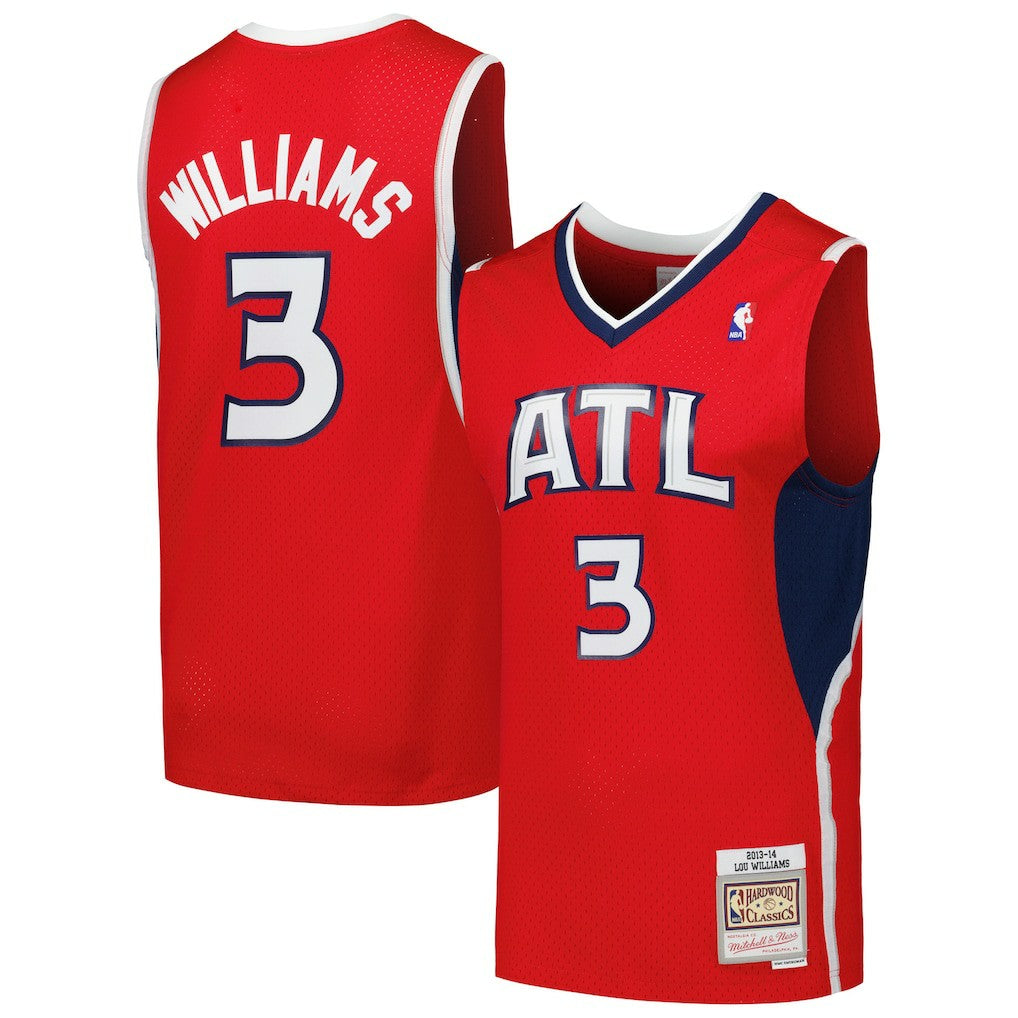 Lou Williams Atlanta Hawks 2013/14 Hardwood Classics Swingman Jersey - Red for sale