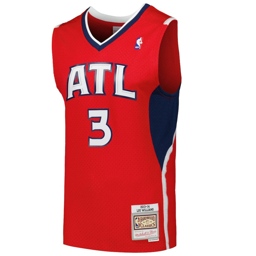 Lou Williams Atlanta Hawks 2013/14 Hardwood Classics Swingman Jersey - Red for sale