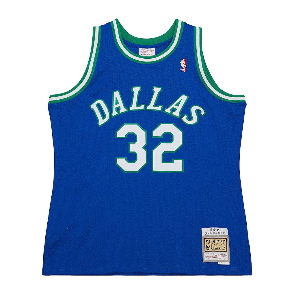 Jamal Mashburn Dallas Mavericks 1993/94 Hardwood Classics Swingman Jersey sale - Blue online
