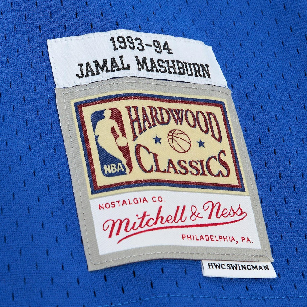 Jamal Mashburn Dallas Mavericks 1993/94 Hardwood Classics Swingman Jersey sale - Blue online