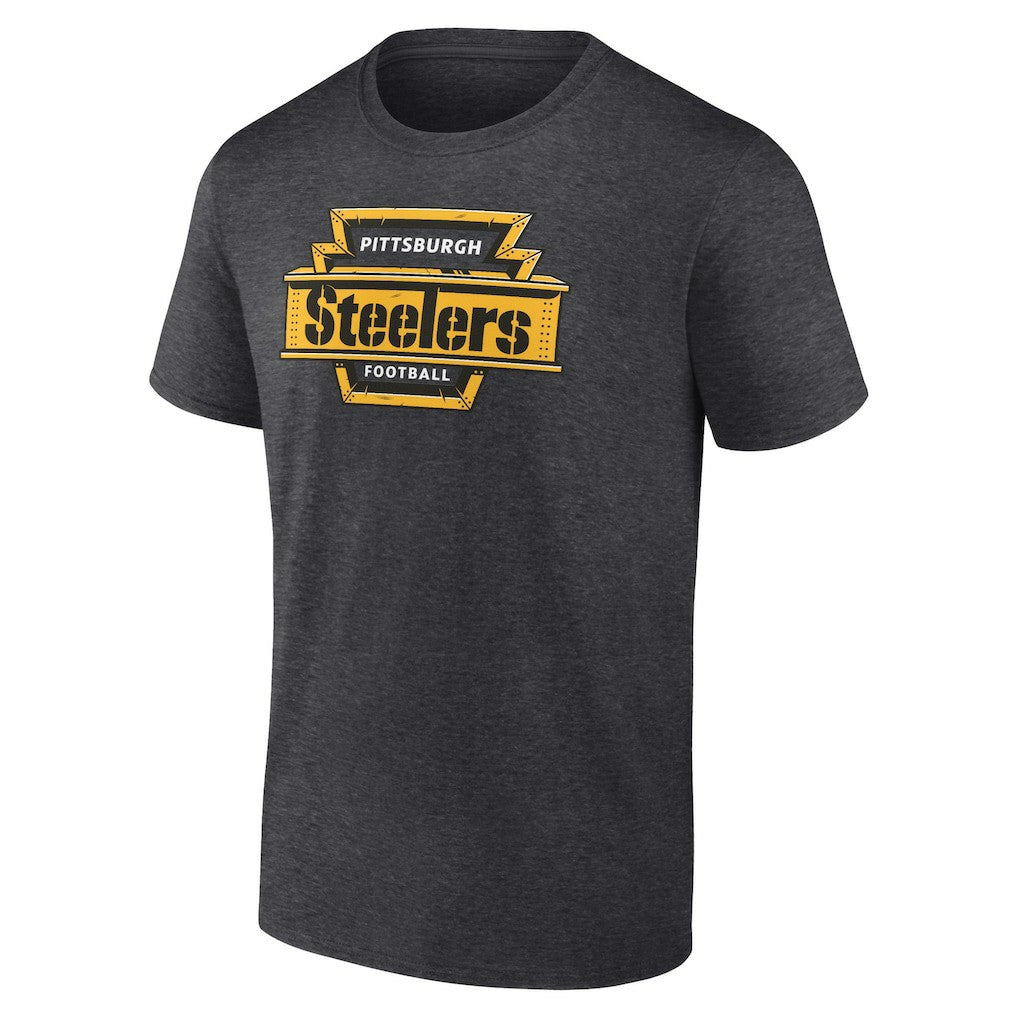 Pittsburgh Steelers Hometown Collection Hot Route T-Shirt - Charcoal on sale