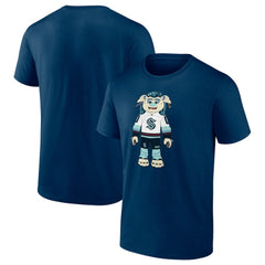 Seattle Kraken Mascot Buoy T-Shirt - Deep Sea Blue T-shirts