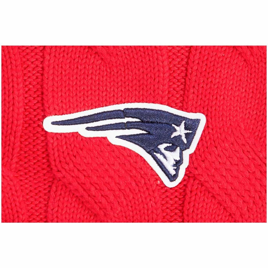 New England Patriots Pro Standard Women's Prep V-Neck Pullover Sweater - Red sale
