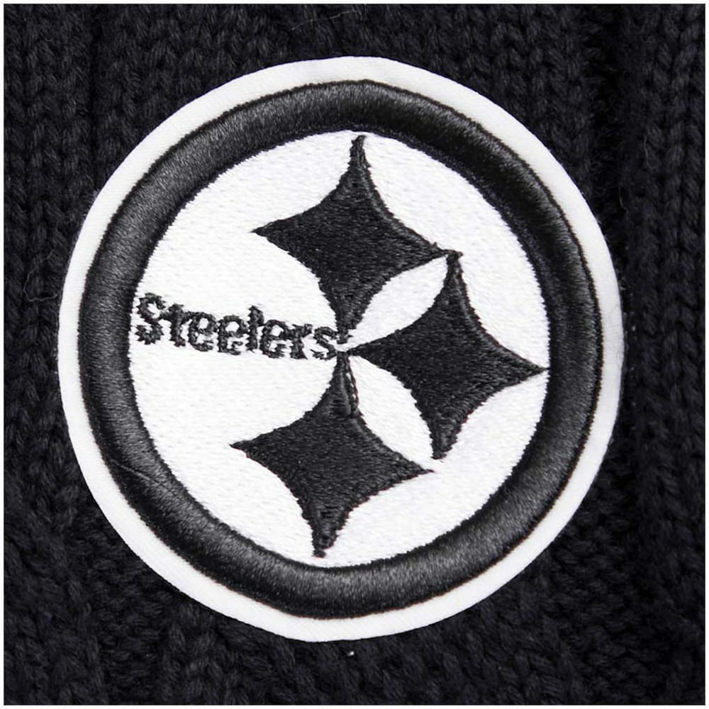 Pittsburgh Steelers Pro Standard Women's Prep V-Neck Pullover Sweater - Black for sale