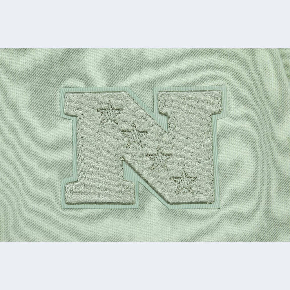 Carolina Panthers Pro Standard Women's Oversized Cropped Neutral Pullover Sweatshirt - Light Green for sale