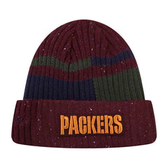 Green Bay Packers Pro Standard Speckled Cuffed Knit Hat - Burgundy cheap