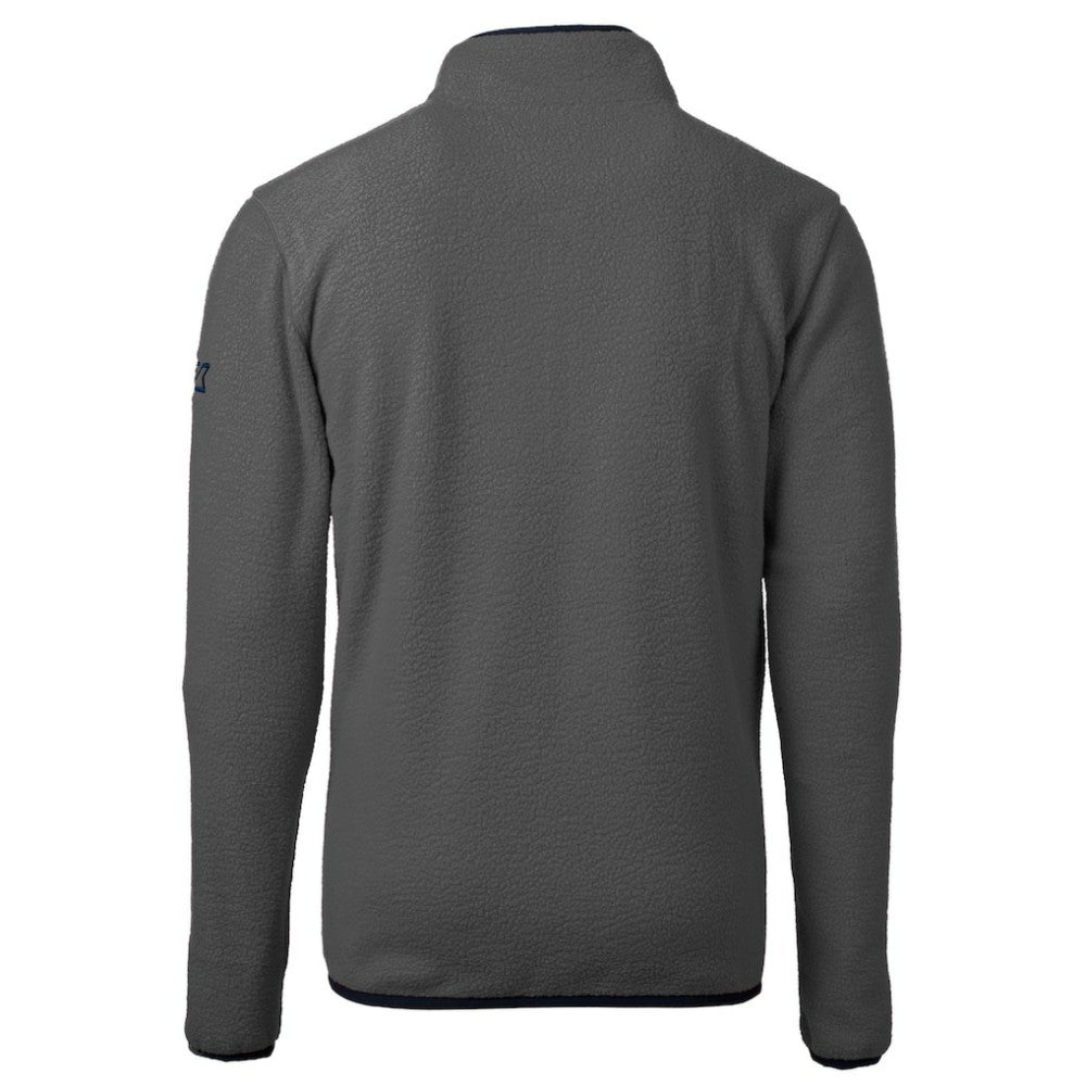 San Francisco Giants Cutter & Buck Cascade Eco Sherpa Fleece Quarter-Zip Pullover Jacket Gray