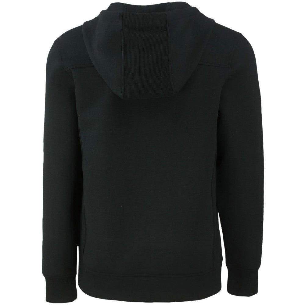 Cincinnati Reds Cutter & Buck Roam Eco Half-Zip Recycled Pullover Hoodie Black