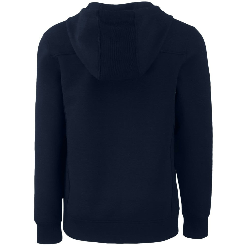 Milwaukee Brewers Cutter & Buck Roam Eco Half-Zip Recycled Pullover Hoodie Navy