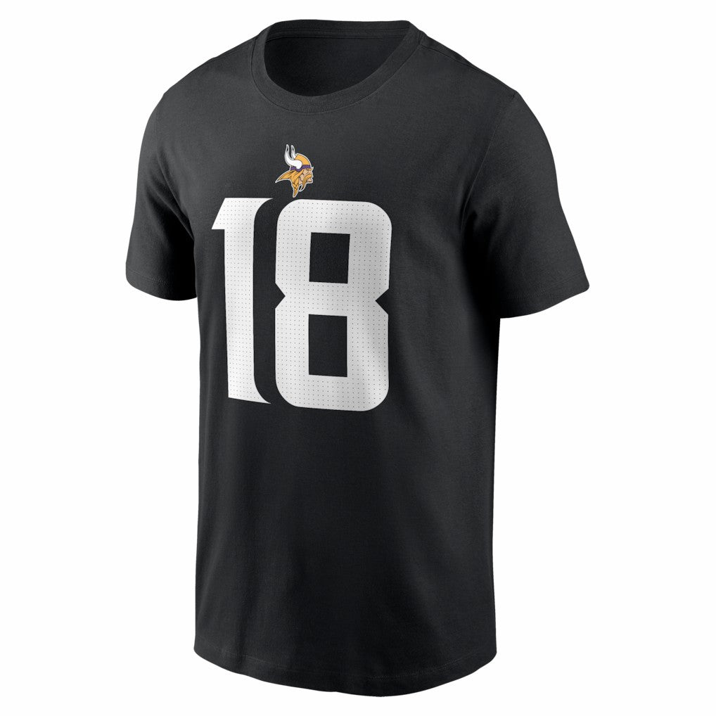 Justin Jefferson Minnesota Vikings Name & Number T-Shirt - Black online